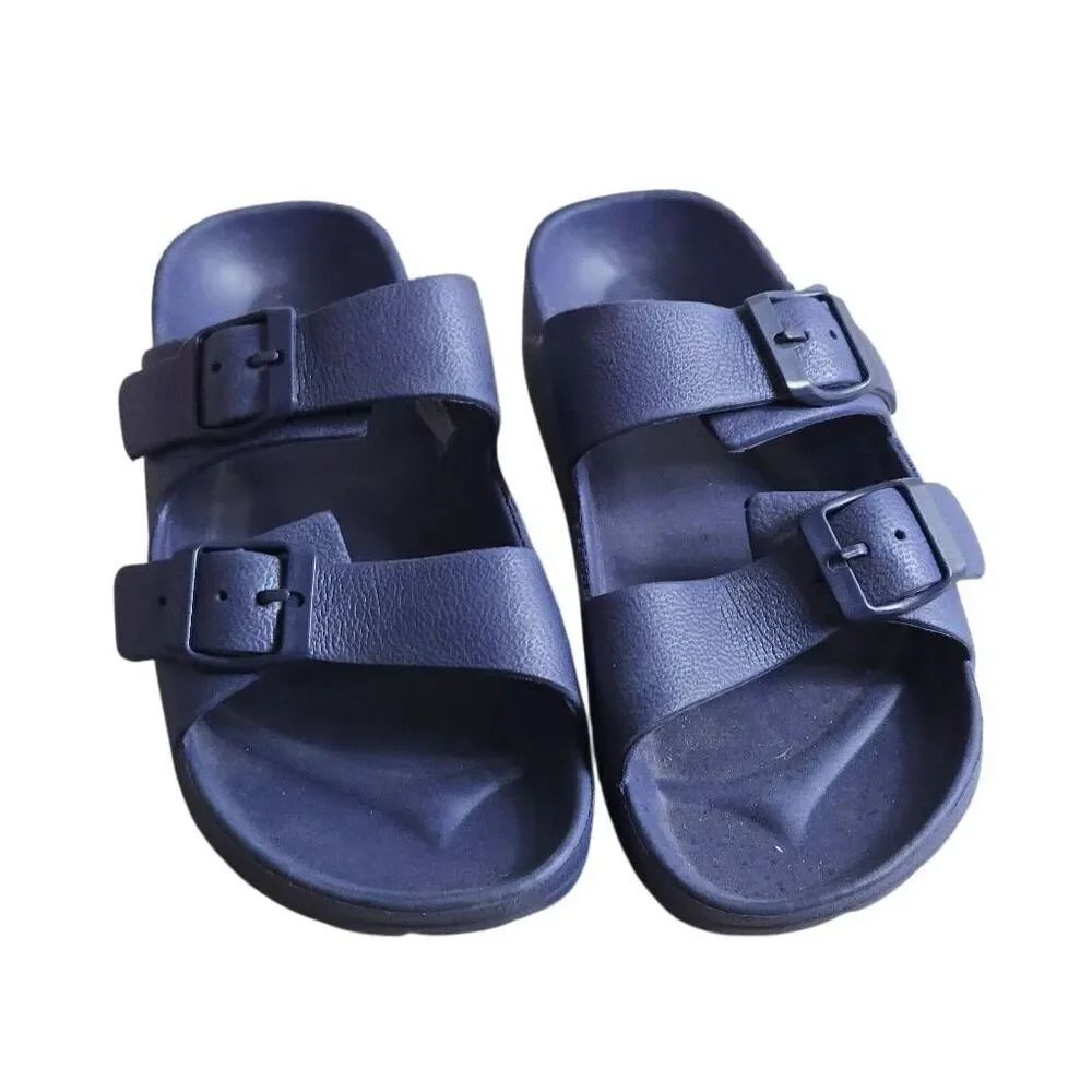 Navy slip-on sandals 13/1